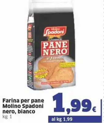 Sigma Molino Spadoni Farina per pane nero, bianco kg 1 offerta