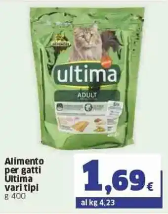 Sigma Ultima Alimento per gatti vari tipi g 400 offerta