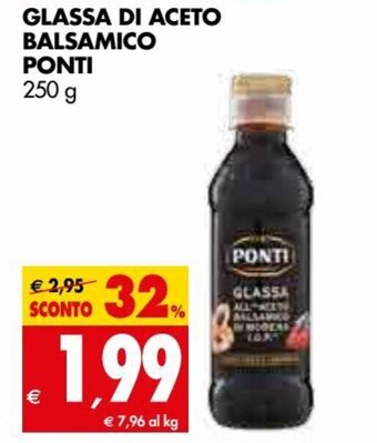 Ponti Glassa di Aceto Balsamico 250 g