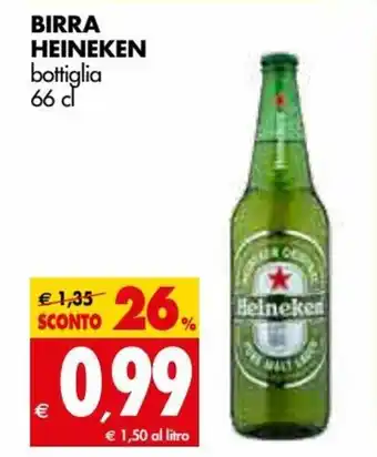 Tigros Heineken Birra 66 cl offerta