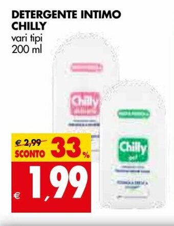 Tigros Chilly Detergente Intimo vari tipi 200 ml offerta