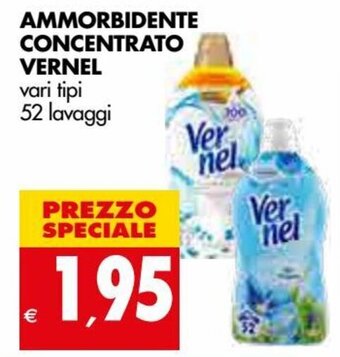 Tigros Vernel Ammorbidente Concentrato vari tipi 52 lavaggi offerta