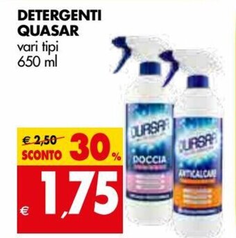 Tigros Quasar Detergenti vari tipi 650 ml offerta