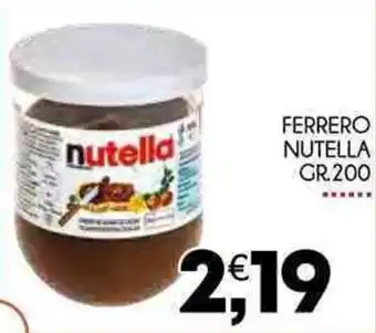 Enne Market Ferrero Nutella 200gr offerta