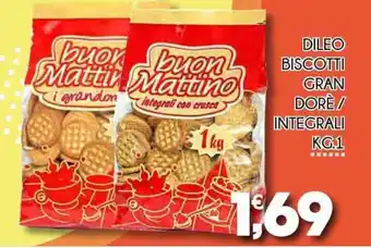 Enne Market Dileo Biscotti Gran Dorè / Integrali 1kg offerta