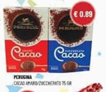 Perugina Cacao Amaro/Zuccherato 75gr