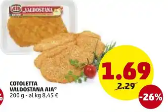 PENNY Aia Valdostana Cotoletta 200g offerta