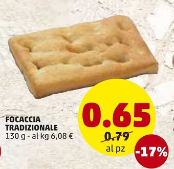 PENNY Focaccia Tradizionale 130g offerta