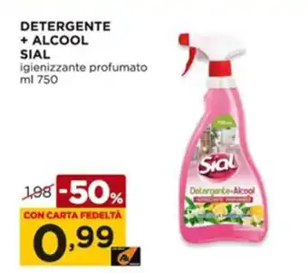 Sial Detergente + Alcohol 750ml
