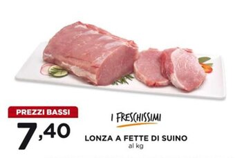 Alì Supermercati Lonza a fette di suino offerta