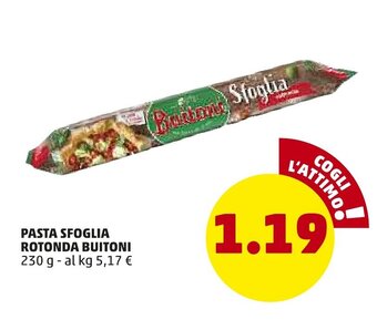 PENNY Buitoni Pasta Sfoglia Rotonda 230g offerta