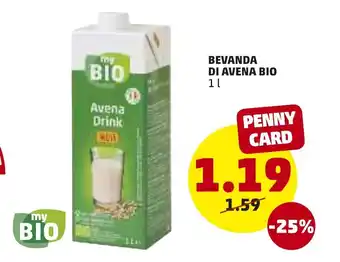 PENNY My Bio Bevanda di Avena 1L offerta