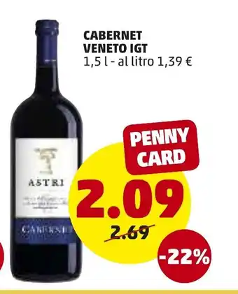 PENNY Astri Cabernet Veneto IGT 1,5L offerta