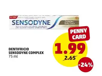 PENNY Sensodyne Complex Dentifricio 75ml offerta
