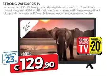 DPiù Strong 24HC4023 Tv offerta