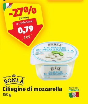 ALDI Bonlà Ciliegine di mozzarella 150 g offerta