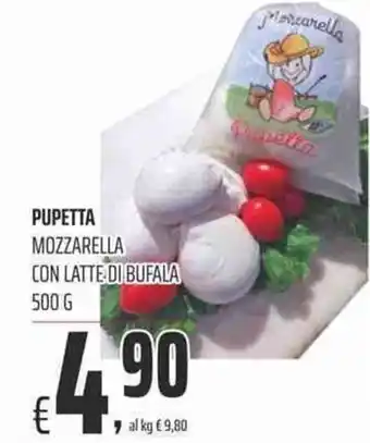 Coop Pupetta Mozzarella Con Latte di Bufala 500g offerta