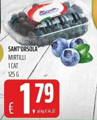 Coop Sant'Orsola Mirtilli 1 Cat 125g offerta