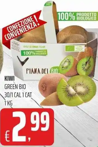Coop Kiwi Green Bio 30/1 Cal 1 Cat offerta