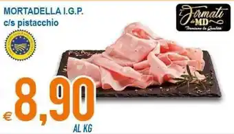 MD Discount Mortadella I.G.P. c/s pistacchio offerta
