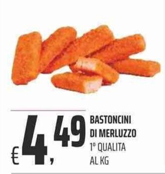 Coop Bastoncini di Merluzzo offerta