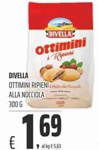 Coop Divella Ottimini Ripieni Alla Nocciola 300g offerta