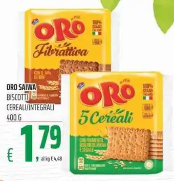 Coop Oro Saiwa Biscotti 400g offerta