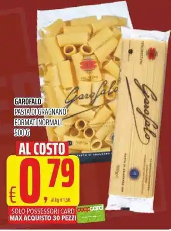 Coop Garofalo Pasta di Gragnano Formati Normali 500g offerta