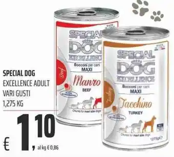 Coop Special Dog Excellence Adult vari gusti 1,275kg offerta