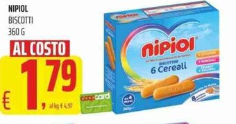 Coop Nipiol Biscotti 360g offerta