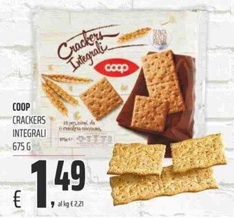 Coop Coop Crackers Integrali 675g offerta