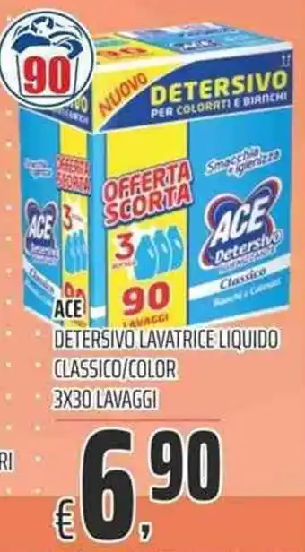 Coop Ace Detersivo Lavatrice Liquido Classico/ offerta