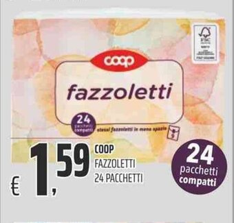 Coop Coop Fazzoletti 24 pacchetti offerta