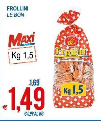 MD Discount Le Bon Frollini 1,5kg offerta