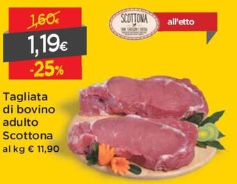 DPiù Tagliata Di Bovino Scottona offerta
