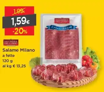 DPiù Salame Milano A Fette 120g offerta