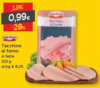 DPiù Tacchino Al Forno A Fette 120g offerta
