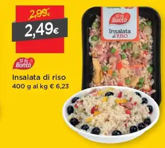 DPiù Insalata DI Riso 400g offerta
