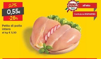 DPiù Petto Di Pollo Intero offerta