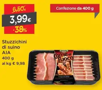 DPiù Stuzzichini Di Suino AIA 400g offerta