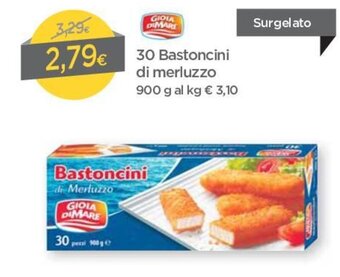 DPiù 30 Bastoncini Di Merluzzo 900g offerta