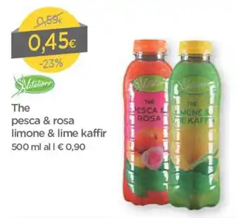 DPiù The Pesca & Rosa Limone & Lime Kaffir 500ml offerta