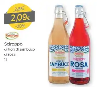 DPiù Sciroppo Di Fiori Di Sambuco Di Rosa 1 l offerta