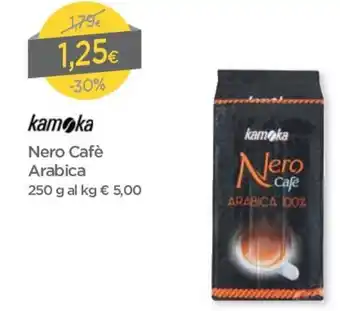 DPiù Kamoka Nero Cafè Arabica 250g offerta