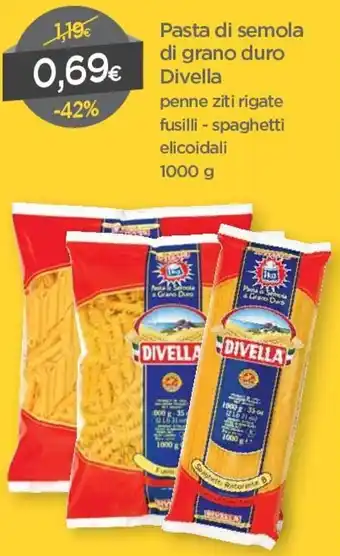 DPiù Pasta Di Semola Di Grano Duro Divella 1000g offerta