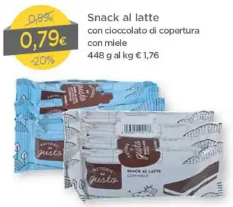 DPiù Snack Al Latte 448g offerta