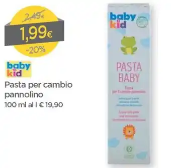 DPiù Baby Kid Pasta Per Cambio Pannolino 100ml offerta