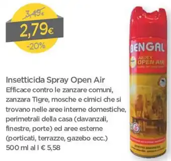 DPiù Bengal Insetticida Spray Open Air 500ml offerta