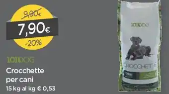 DPiù 101 DOG Corcchette Per Cani 15kg offerta