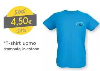 T-shirt Uomo Stampata, In Cotone
